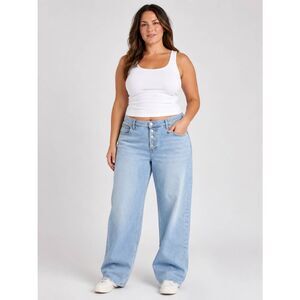 Universal Thread 90s Low Baggy Jeans Women’s 14R Light Wash NWT Button Fly